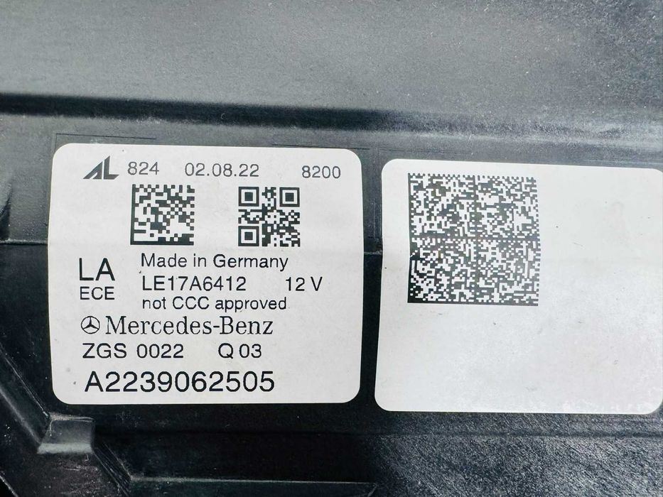 фар ляв Mercedes S-class W223 multibeam led 2020-2026 г. #1055V.