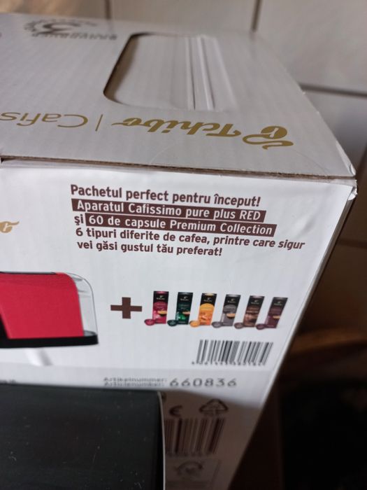 Espressor capsule TCHIBO Cafissimo Red +60 capsule