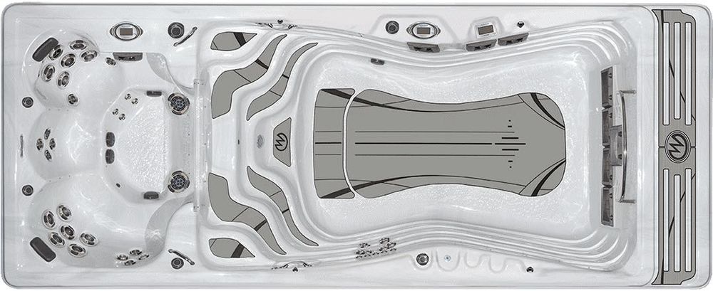 Американско Джакузи комбинирано с басейн тренажор от Майкъл Фелпс