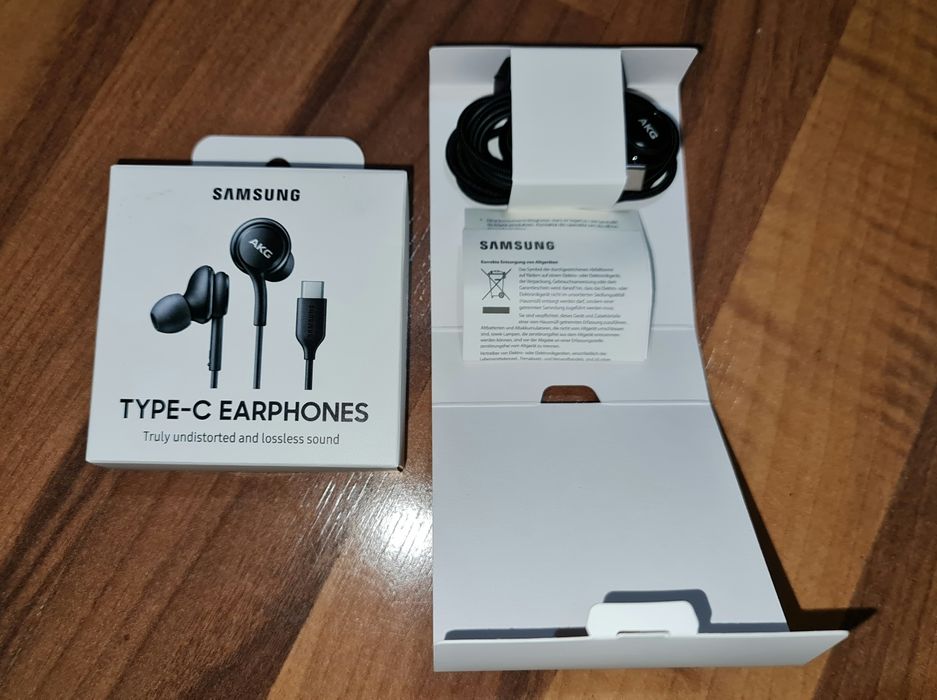 Casti originale Samsung AKG USB C Note10 20 S20 S21 S22 Plus S23 Ultra