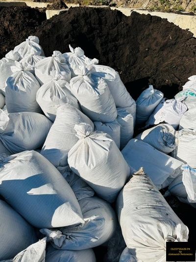 Перегной в мешках  и росыпью