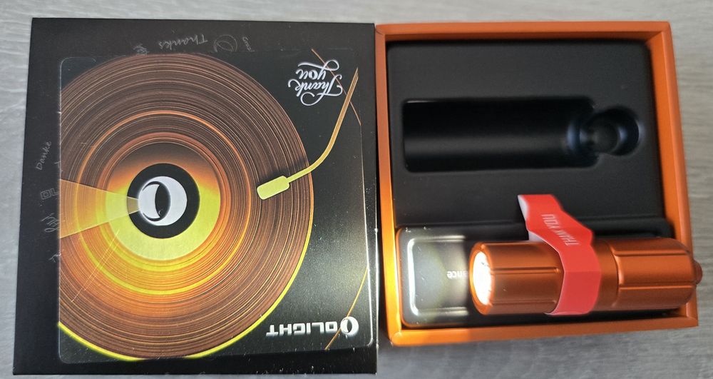 Lanterna breloc Olight pumpkin orange, 180 lumen