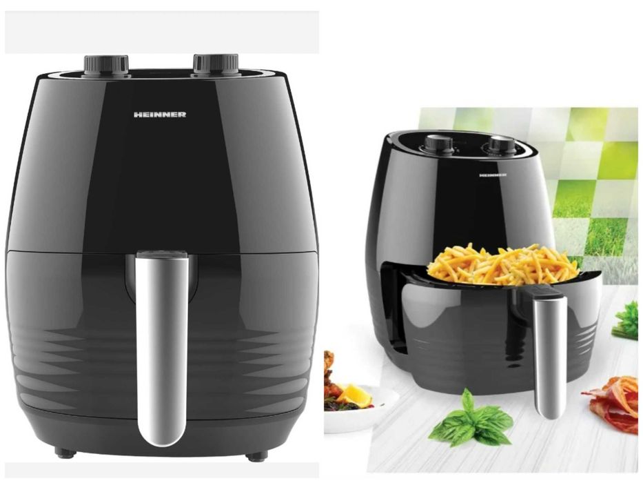 Friteuza cu aer cald Heinner Nelle 1250 HAF-1250BK, 1250 W, 2.5 kg