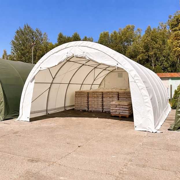 Cort industrial semirotund 6.1 x 12.2 m