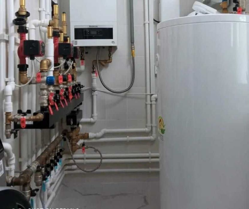 Монтаж водонагревателей (бойлеров)
