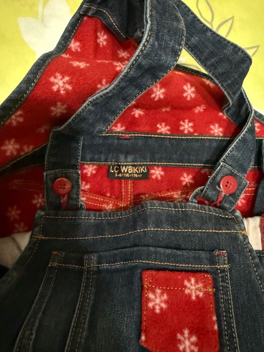 Salopetă cu căptușeală,5-6ani