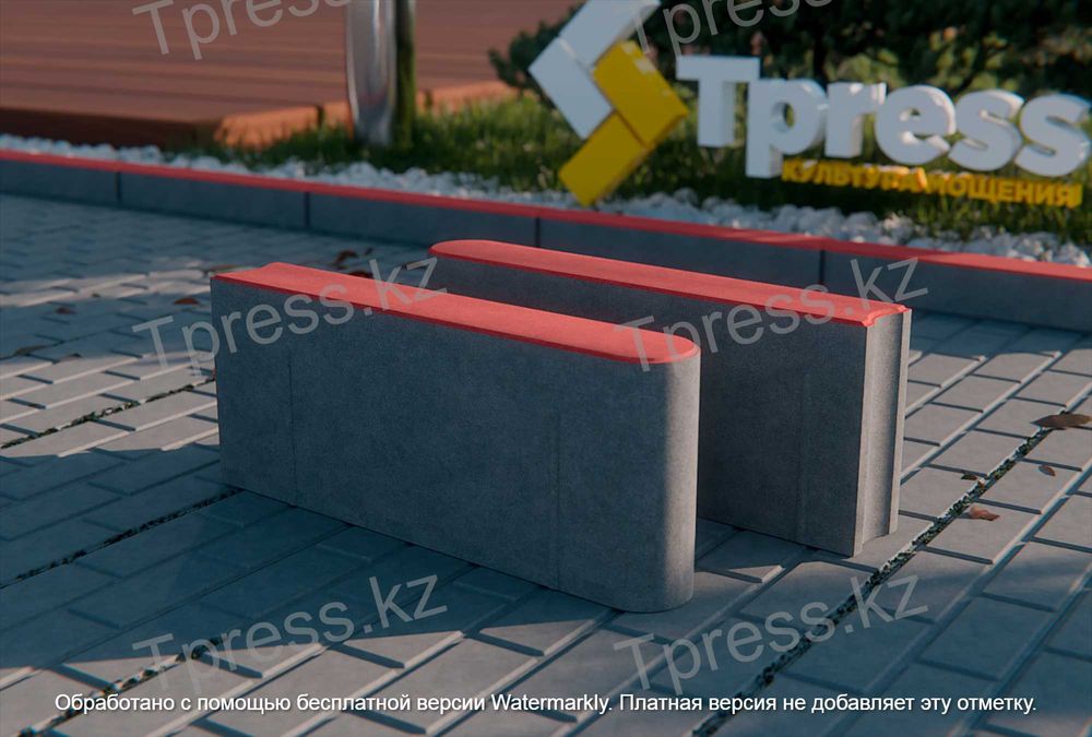 Шарнирный бордюр 500 х 200 х 80мм