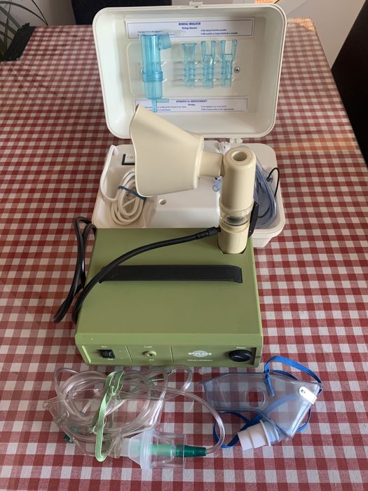 Nou NEBULIZATOR cu compresor INHALATOR AEROSOLI German și  Italian