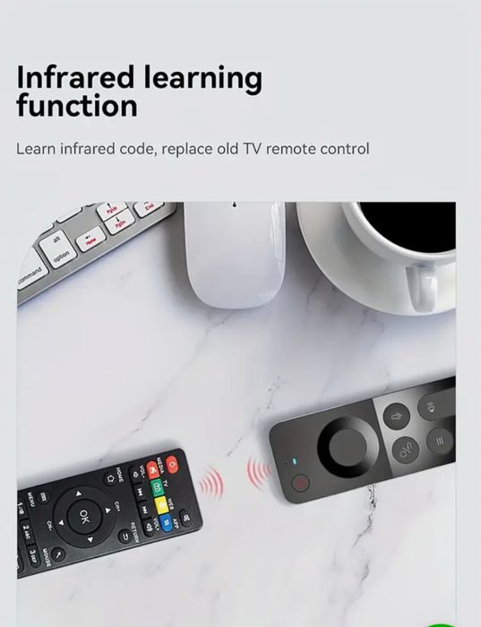 Смарт въздушна мишка 2.4GHz с клавиатура и IR обучение