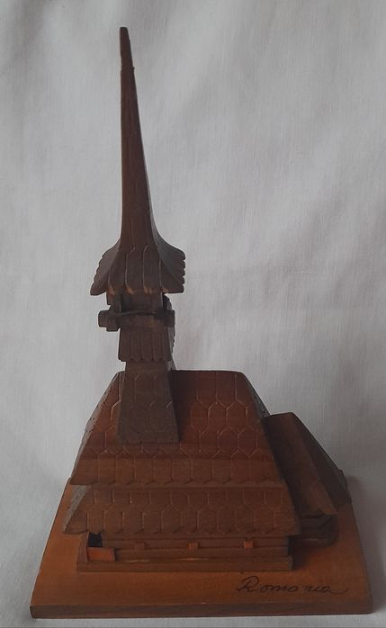 Macheta lemn biserica Dragomiresti