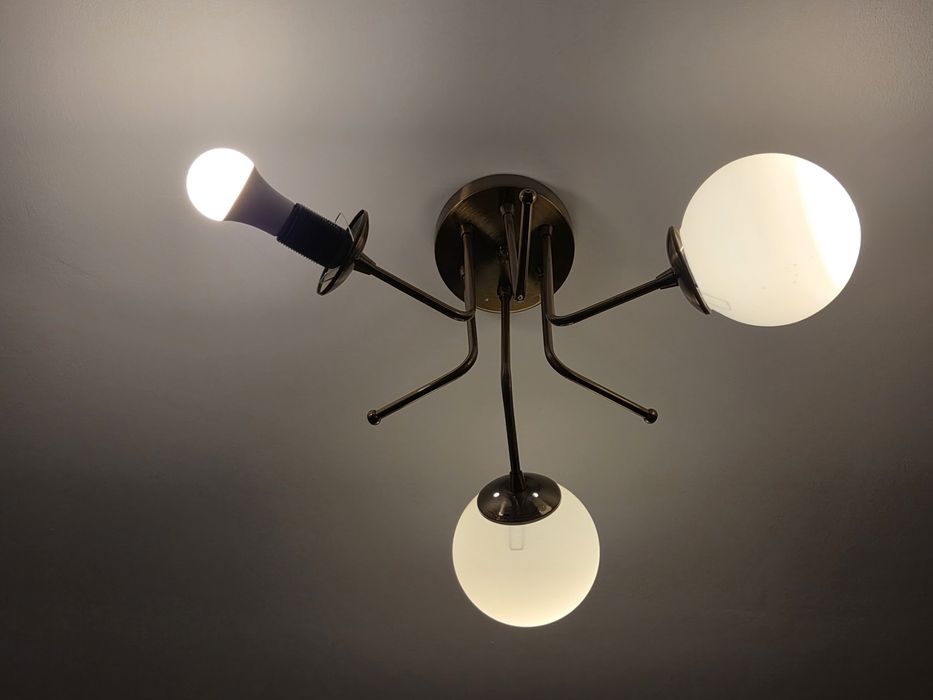 Lustra living 3 abajururi