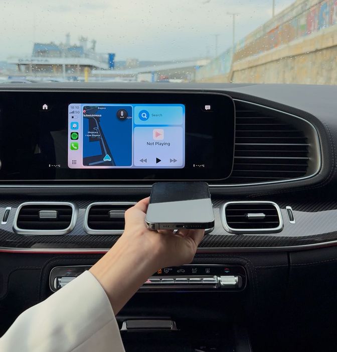 Безжични адаптери 2в1 за Apple CarPlay Android Auto-НА СКЛАД! ГАРАНЦИЯ