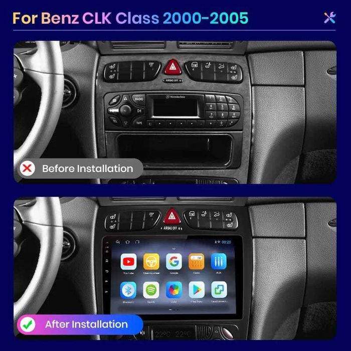 Navigatie C class C220 C200 cclass w203 Waze YouTube GPS