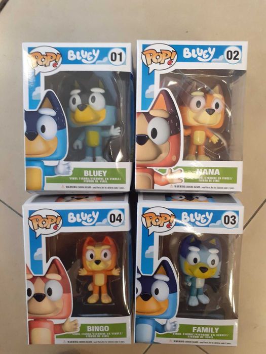 Bluey Bingo Блуи Бинго ПОП Фигури