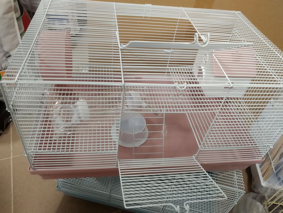 Нова  клетка за гризачи(2етажа) хамстер,дегу,джербил,мишка панда