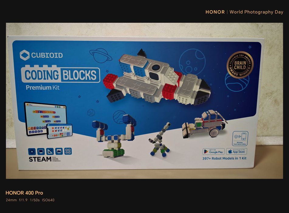 Набор для кодирования 5+  CUBROID Coding Blocks Premium Kit.