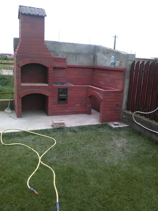 gratare de gradina din caramida, ,cuptoare,sobe cu plita,etc