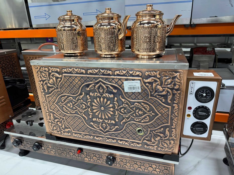 Турк бардак чойи учун мисли самовар 2-3-4 та чойнакли, оптом нарх