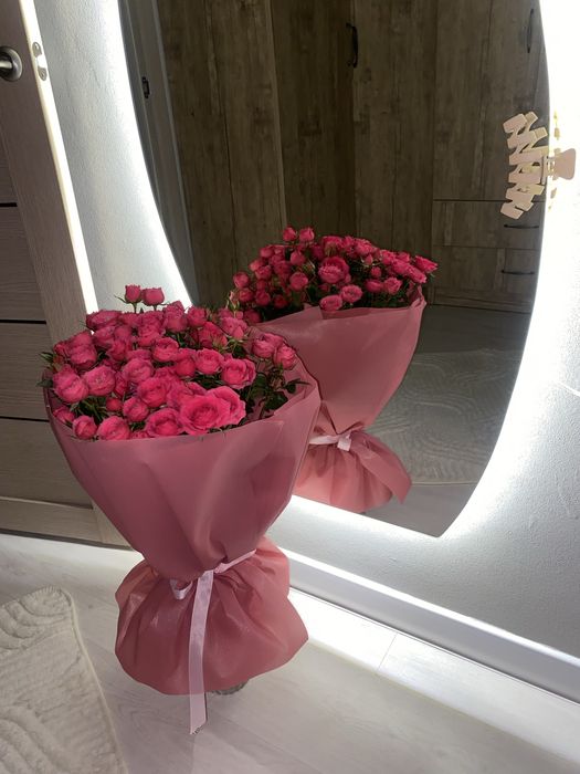 Букет из кустовых роз свежие