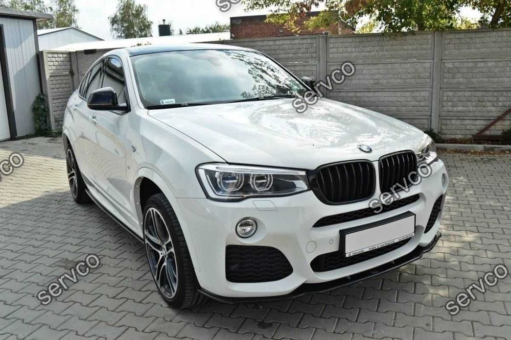 Prelungire lip bara fata Bmw X4 F26 M-Pack 2014-2018 v1 Maxton Design