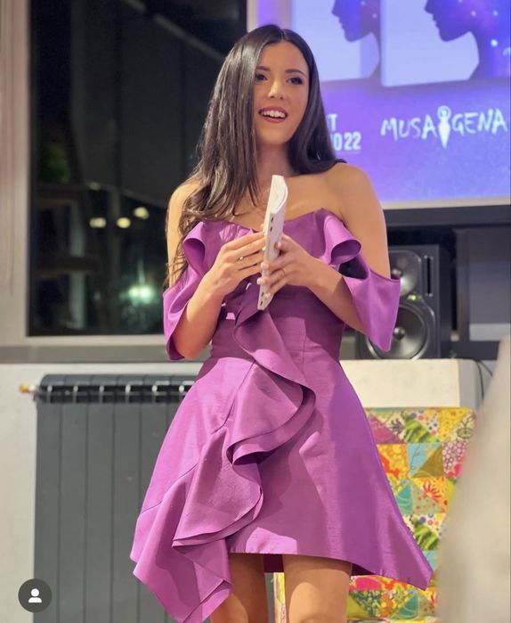 Рокля Cliche лилава