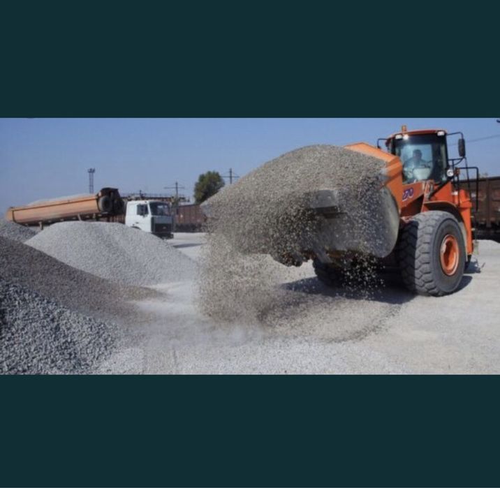 Щебень отсев с карьера