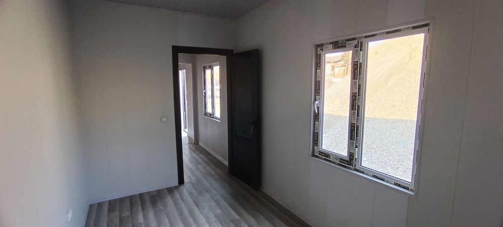 Konteyner domik 13,7 metrlik 3 xona alohida sanuzel bilan