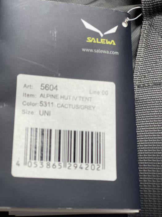 Cort patru persoane Salewa Alpine Hut IV, nou