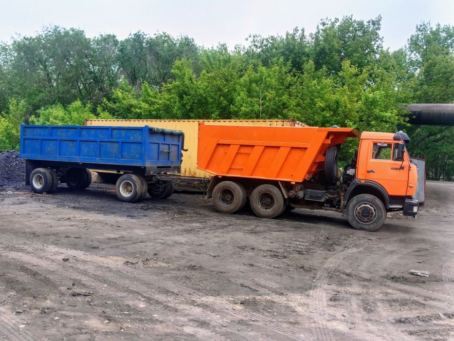 Услуги КАМАЗа с прицепом.