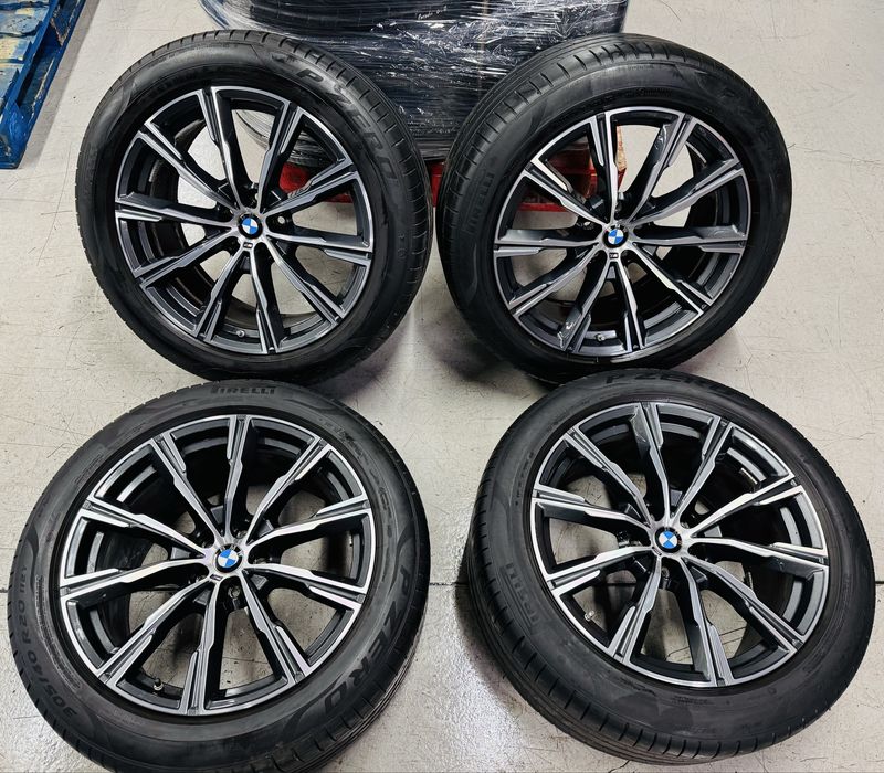 Jante Bmw X5 X6 R20 G05 G06 Originale 740M Pirelli de vara 90%