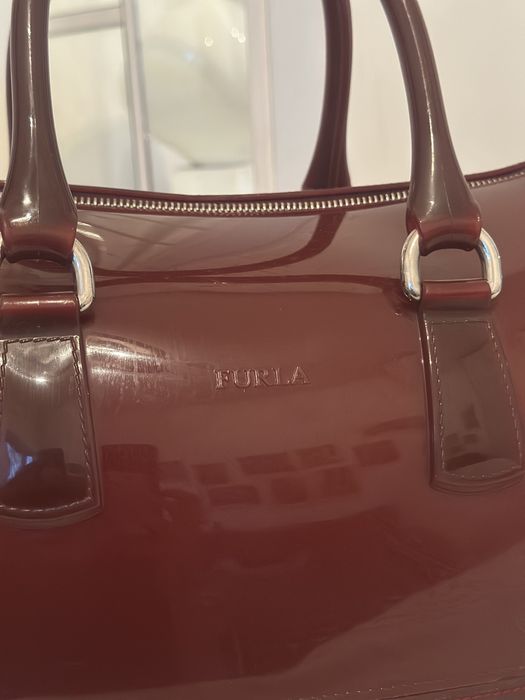 Geanta Furla, Wine Red Candy Bag