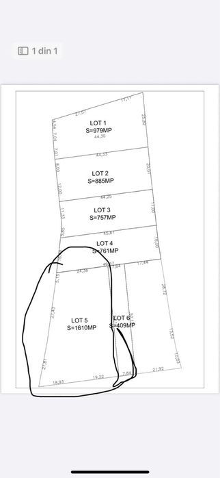 Vand/Schimb cu apartament teren Mohu 1600mp