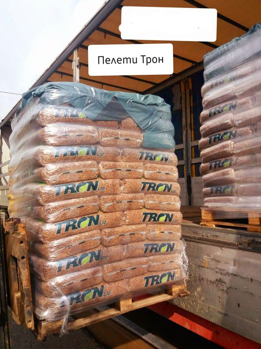 Пелети ТРОН  650.00 лв/пале ат 72 бр  Клас А 1 Иглолистни 100% налични