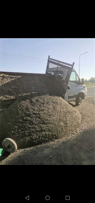 Nisip Sort balastru margaritar pamant