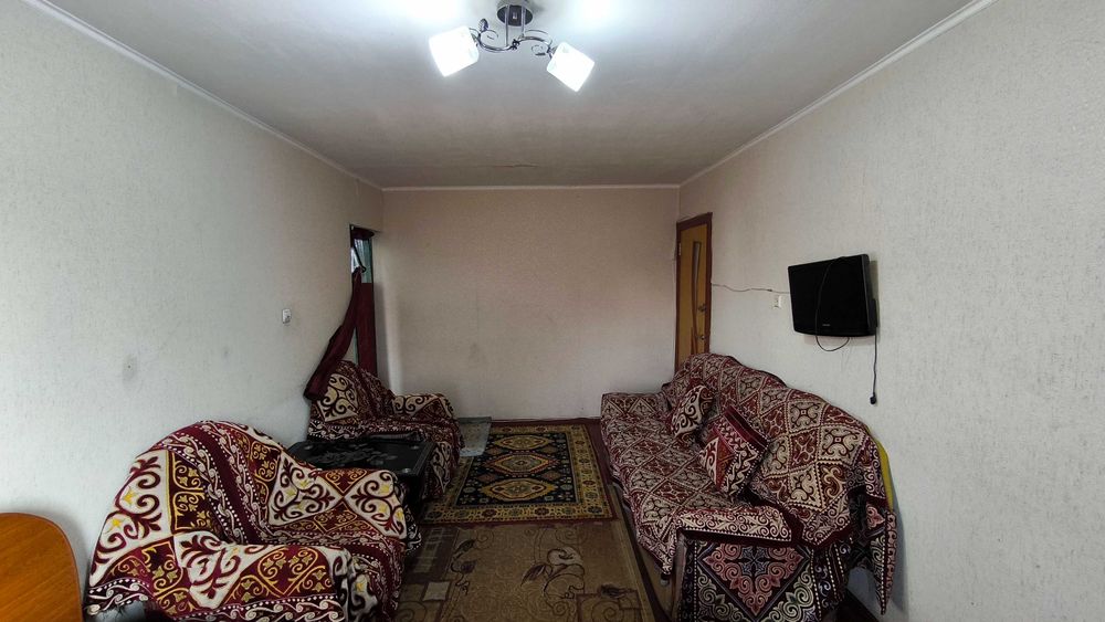 Продаётся 2-комнатная квартира 101-серии на АЙБЕРГЕНОВА - Этаж 3 из 5