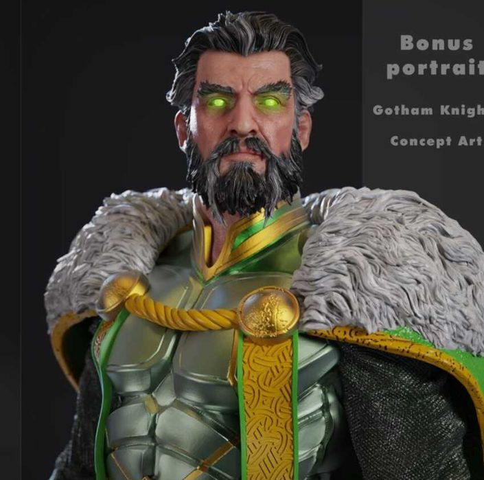 DC comics  Batman - Раз Ал Гул бащата на Бейн подвижна статуя от висококачествена смола и бои