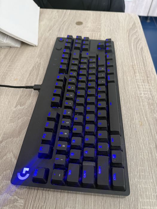 Tastatura Logitech G Pro RGB lighting GX blue switch black