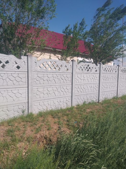 Еврозабор бетонный декоративный
