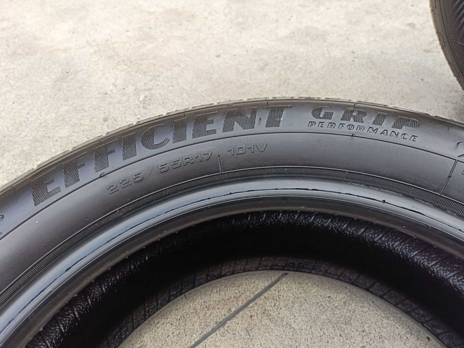 Doua anvelope noi de vara 225 55 17 goodyear efficirent grip dot 2023