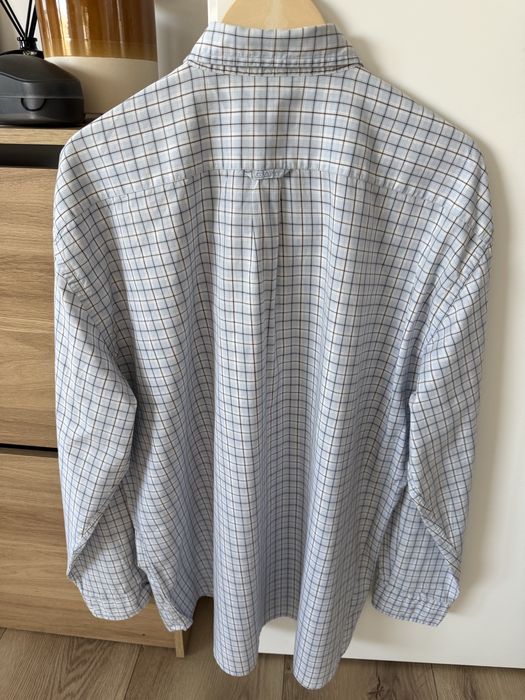 Camasa GANT Hill Twill Carouri Maneca Lunga Barbati | Marime XXL