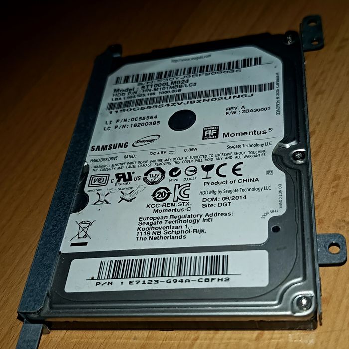 Жоский диск на ноутбук 1000 гб