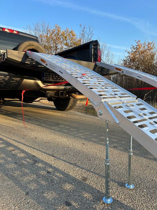 Алуминиеви рампи (2 бр.) Товароносимост макс. 1360 кг