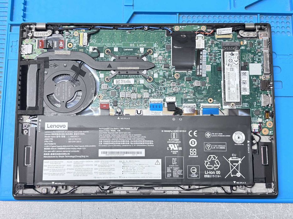 бизнес клас Lenovo ThinkPad T490s 14" i5-8265U 16GB 510GB клас А с Гаранция
