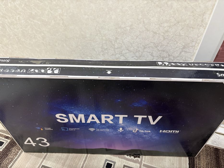 Smart TV 43. Телевизор новый. Не использовалься
