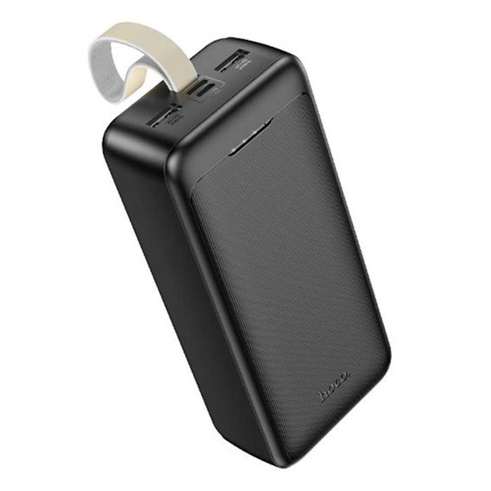 Power Bank Smart -30000mAh - Черен  , 2x USB, Type-C, Micro-USB,