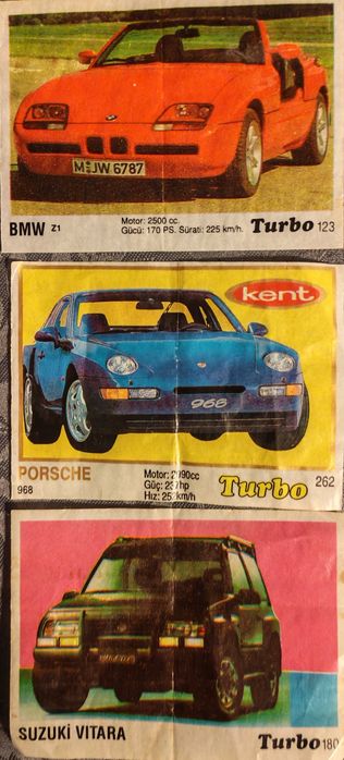 Surprize gumă Turbo