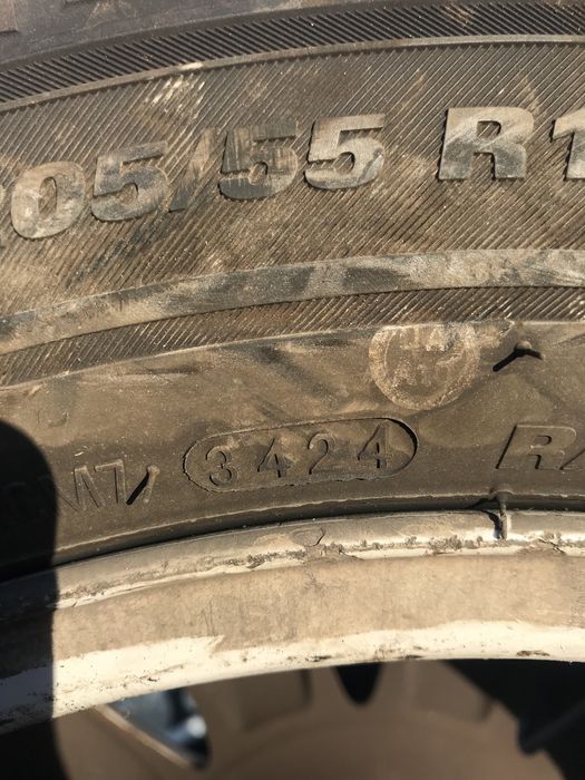 Джанти с гуми ауди а3 8п 205/55/16