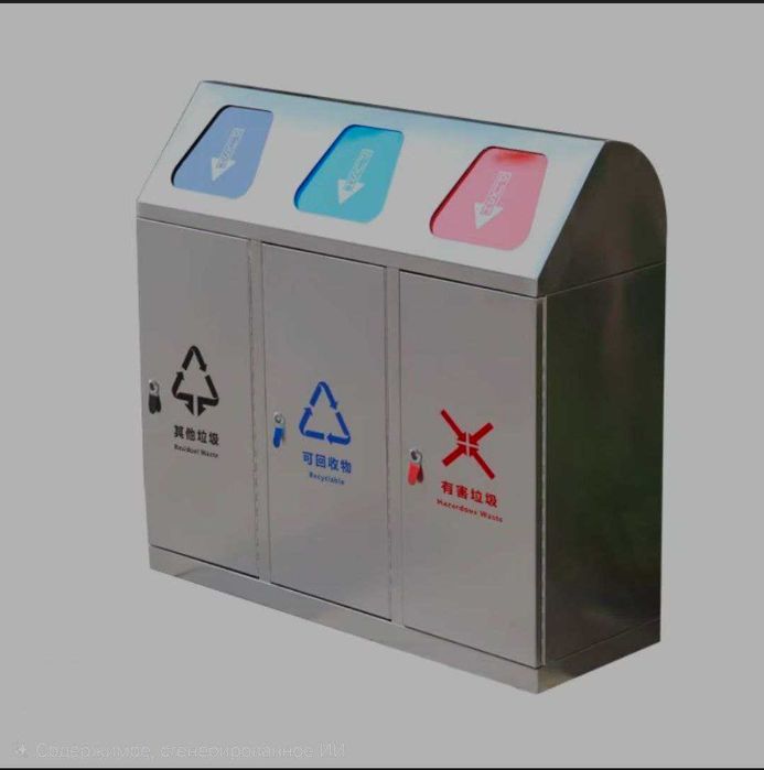 Пепельница урна для курения нержавейка напольная новая