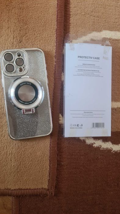 Carcasa pentru iphone 13 Pro Max, moderna cu inel magnetic