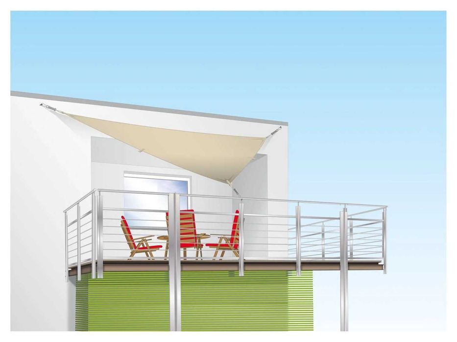 Слънцезащитно платно Сенник Триъгълен Чадър за градина тераса Тента